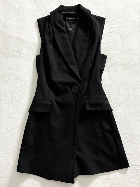 Zara Pants - ZARA Black Suit Romper